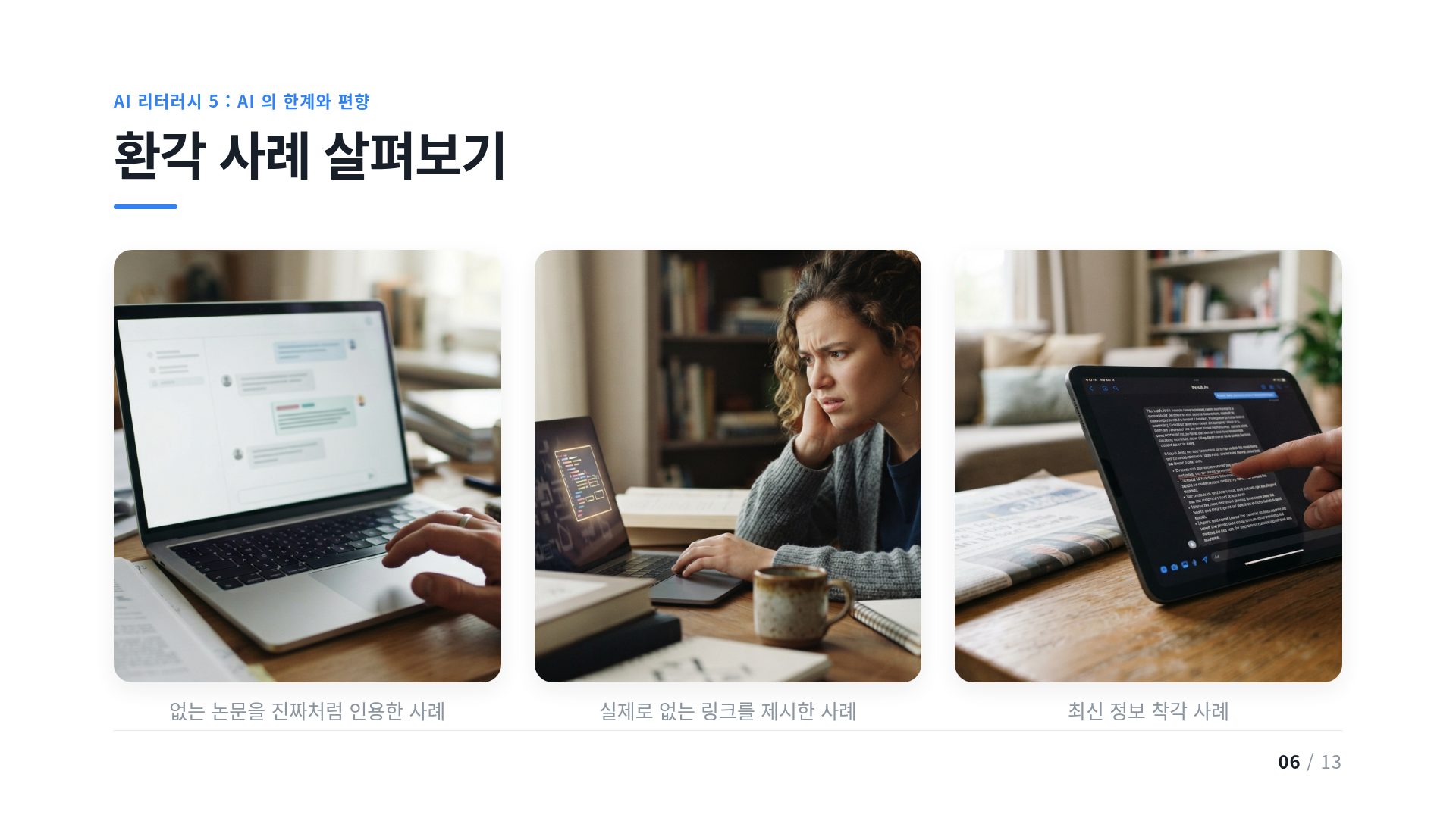 환각 사례 살펴보기