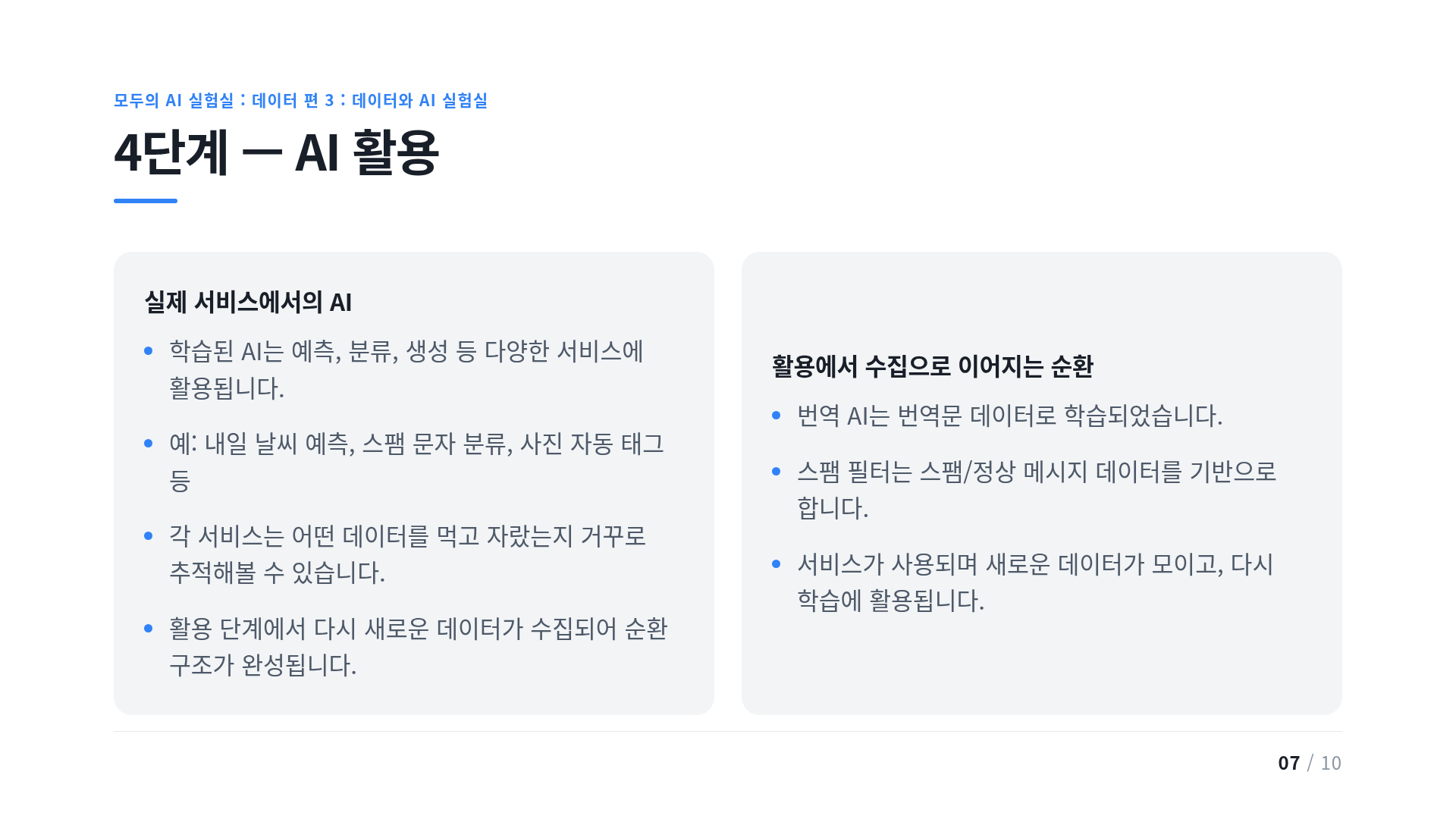 4단계 — AI 활용
