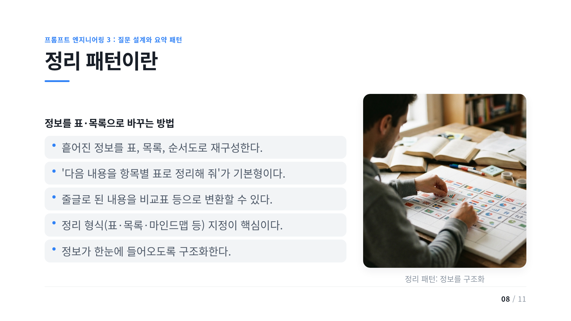 정리 패턴이란