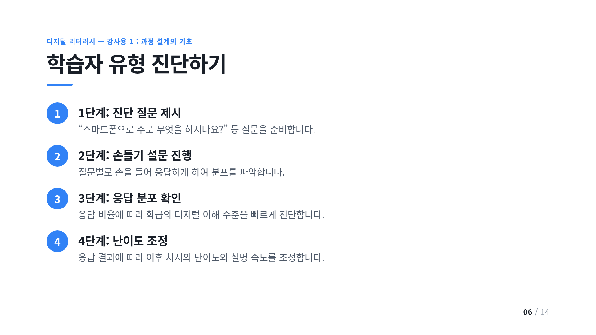 학습자 유형 진단하기
