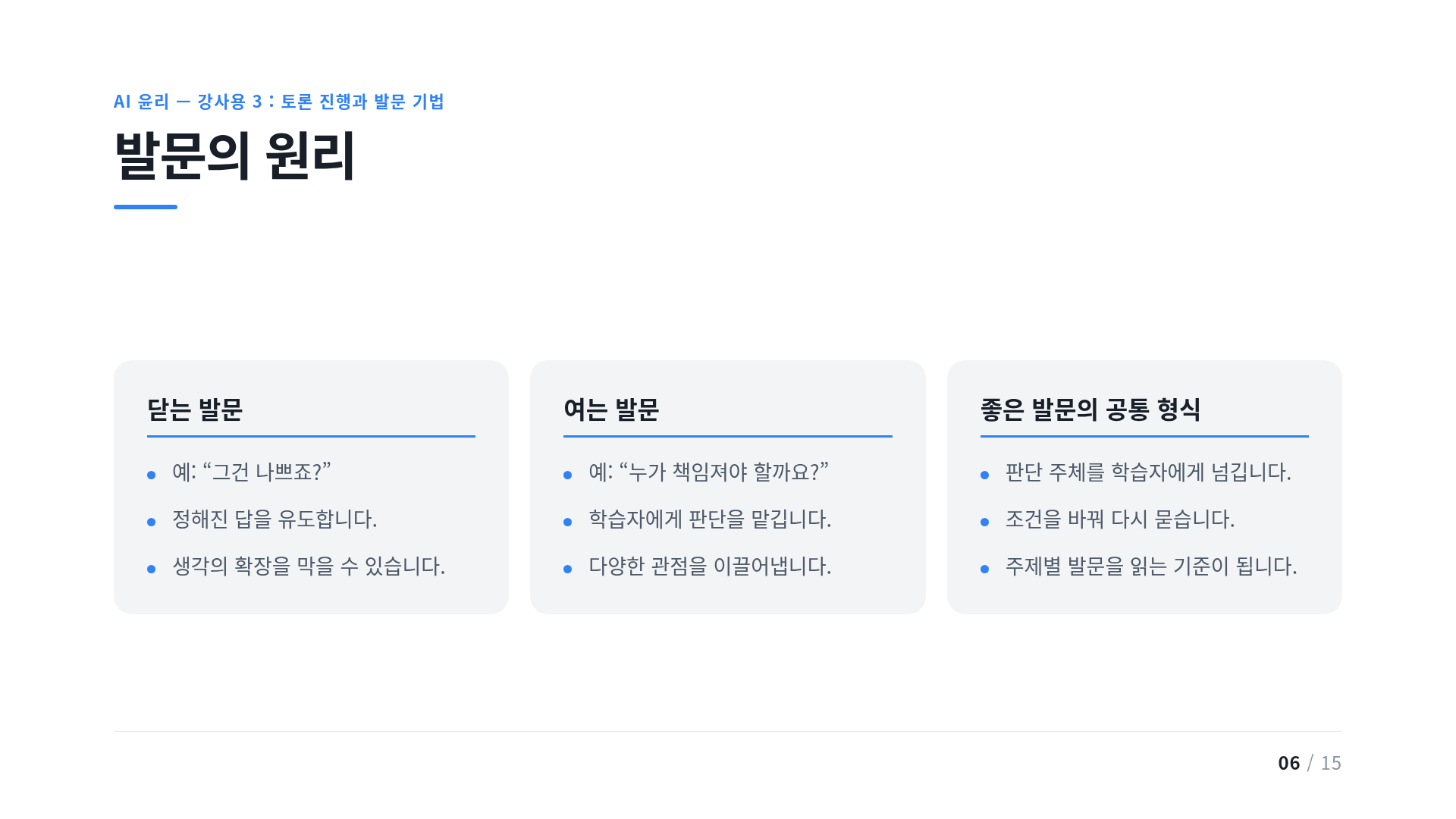 발문의 원리