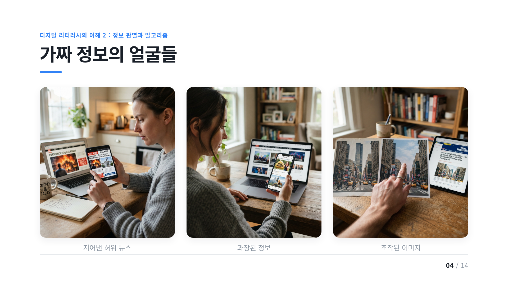 가짜 정보의 얼굴들