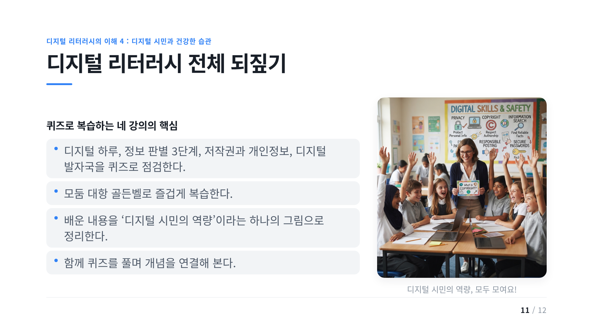 디지털 리터러시 전체 되짚기