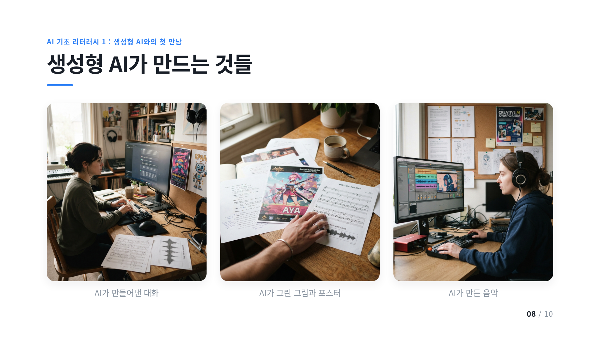 생성형 AI가 만드는 것들