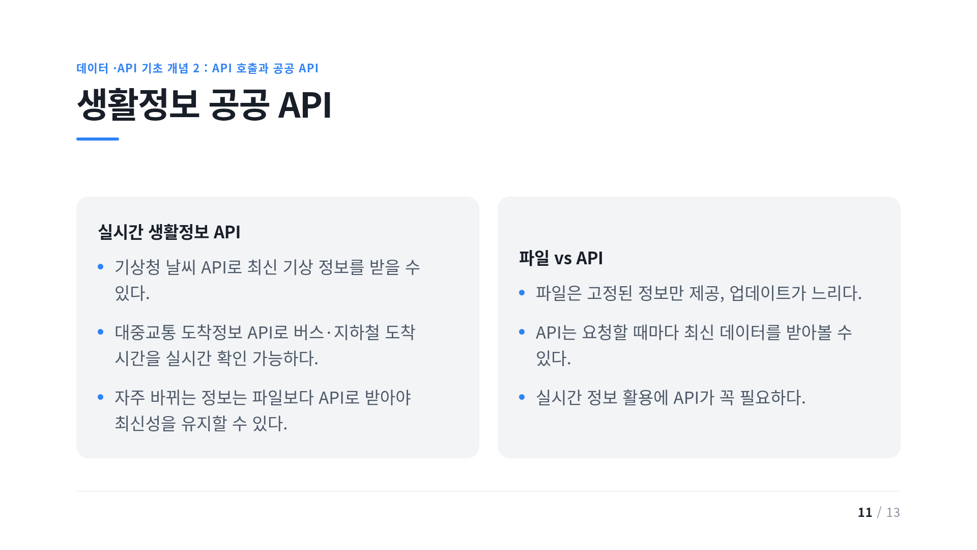 생활정보 공공 API