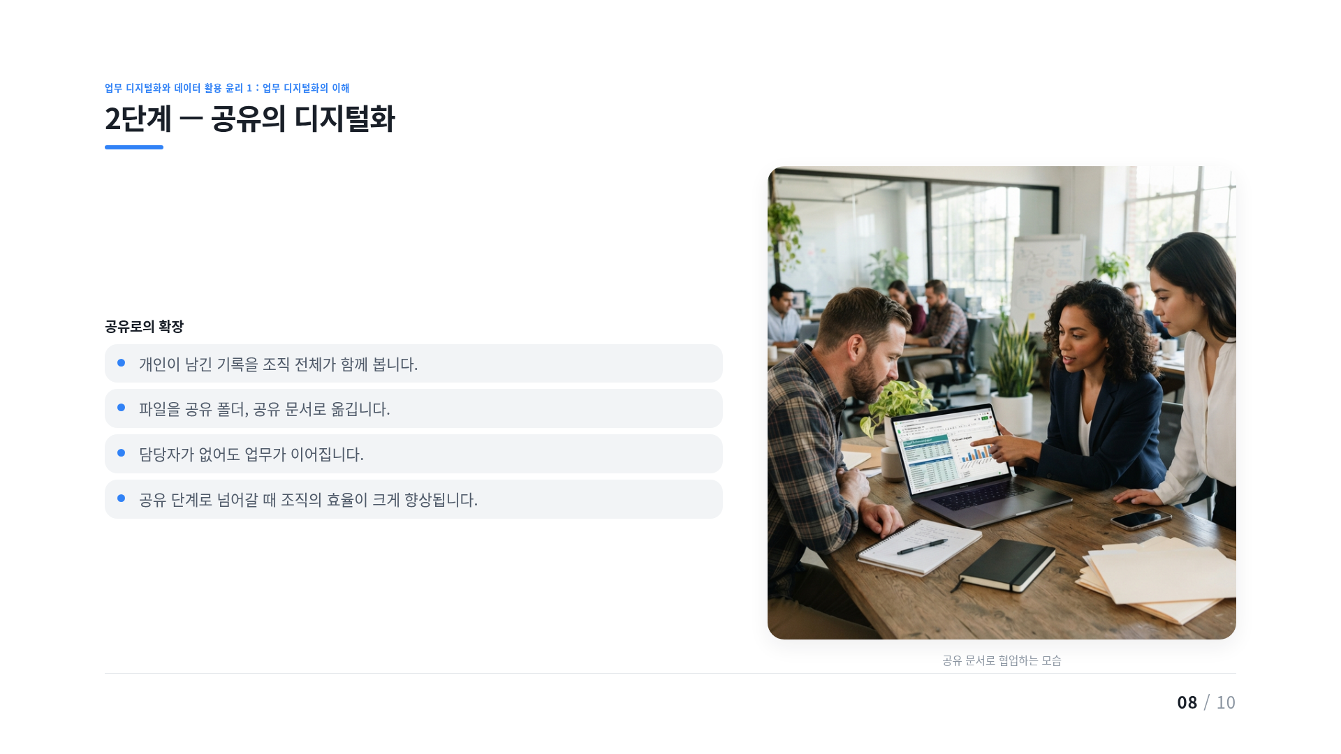 2단계 — 공유의 디지털화