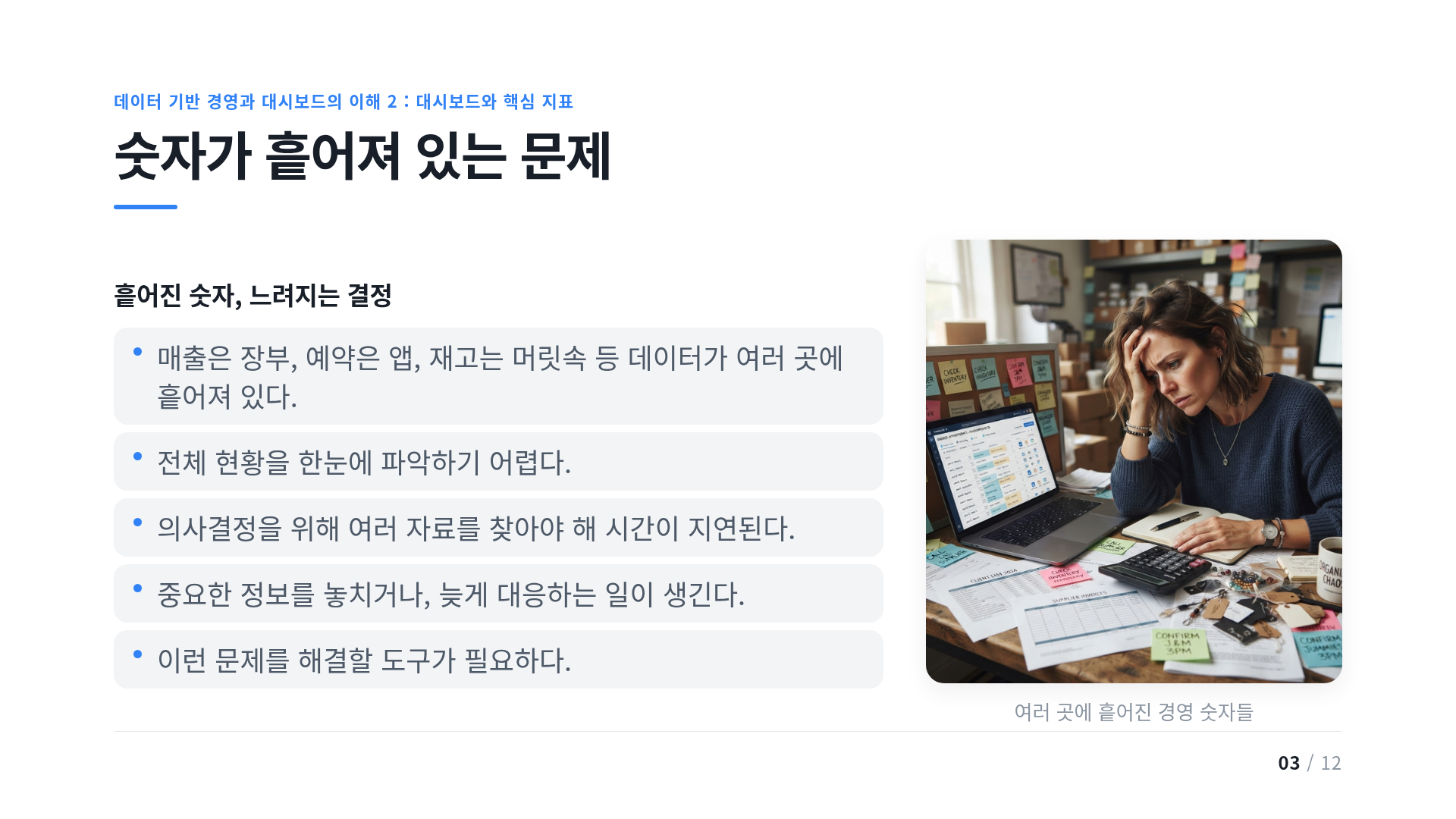 숫자가 흩어져 있는 문제