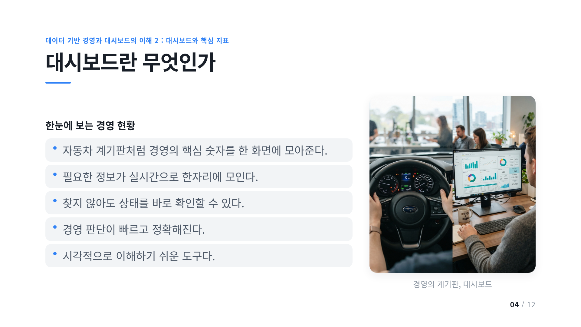 대시보드란 무엇인가
